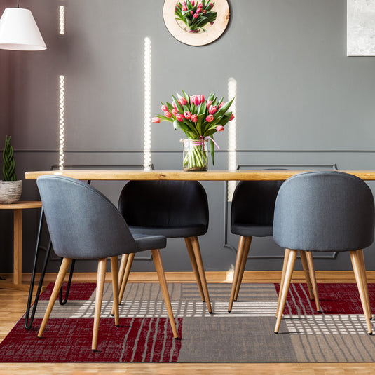 red-plaid-geometric-rug