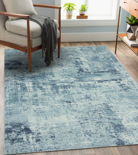 Abstract Distressed Modern Area Rug - Modern Area Rugs by Luxe Weavers®