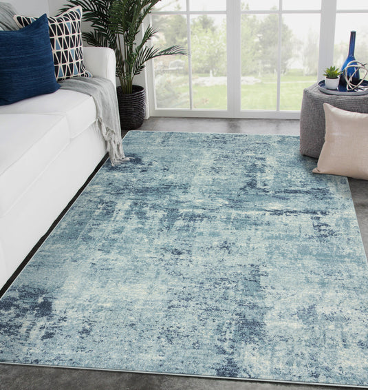 Abstract Distressed Modern Area Rug - Modern Area Rugs by Luxe Weavers®