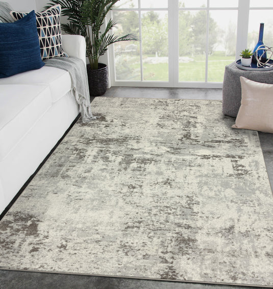 Abstract Distressed Modern Area Rug - Modern Area Rugs by Luxe Weavers®