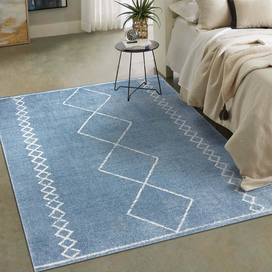 Boho Moroccan Geometric Area Rug - Modern Area Rugs by Luxe Weavers®
