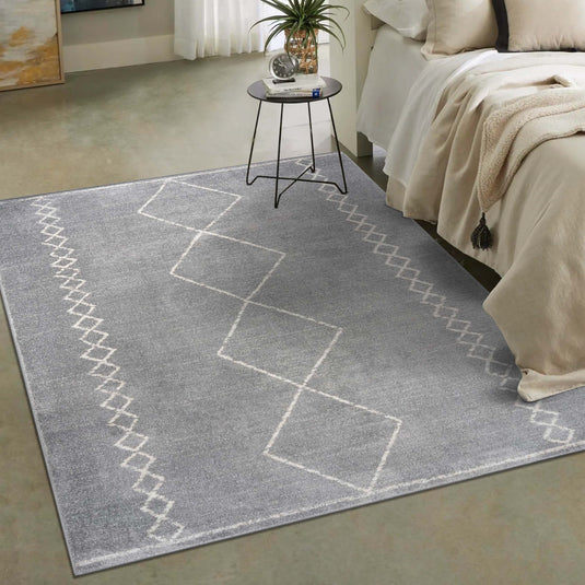 Boho Moroccan Geometric Area Rug - Modern Area Rugs by Luxe Weavers®