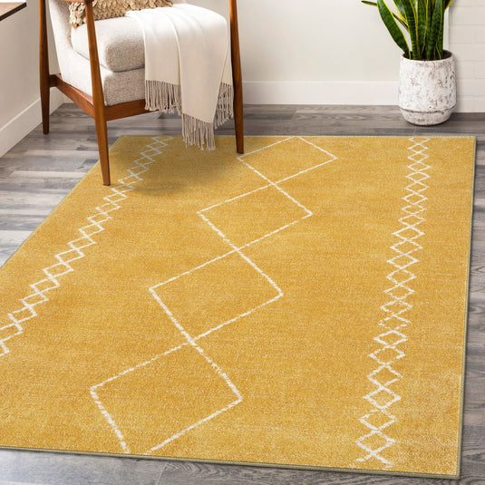Boho Moroccan Geometric Area Rug - Modern Area Rugs by Luxe Weavers®