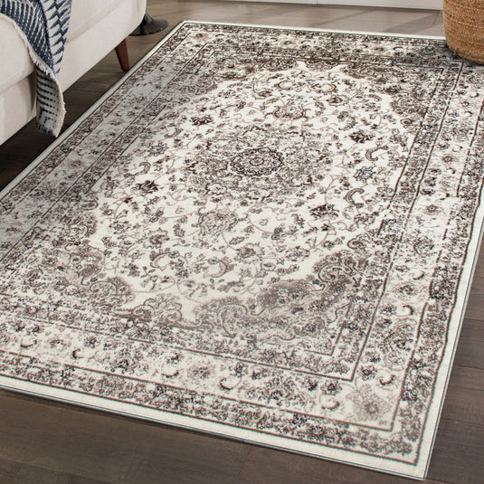Victoria Distressed Oriental Area Rug 3212 - Modern Area Rugs by Luxe Weavers®