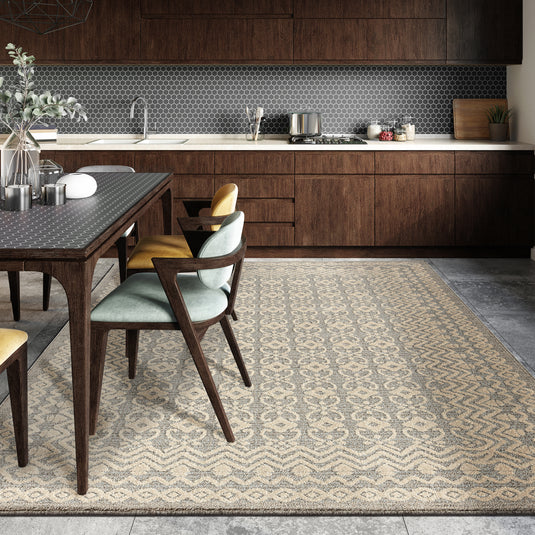 Brown-Geometric-Rug
