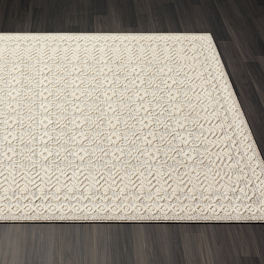 Brown-Geometric-Rug