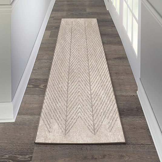 Geometric-Brown-Hallway-Rug