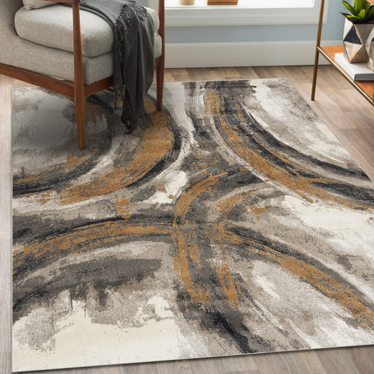 Lagos 5070 Geometric Art Deco Area Rug - Modern Area Rugs by Luxe Weavers®
