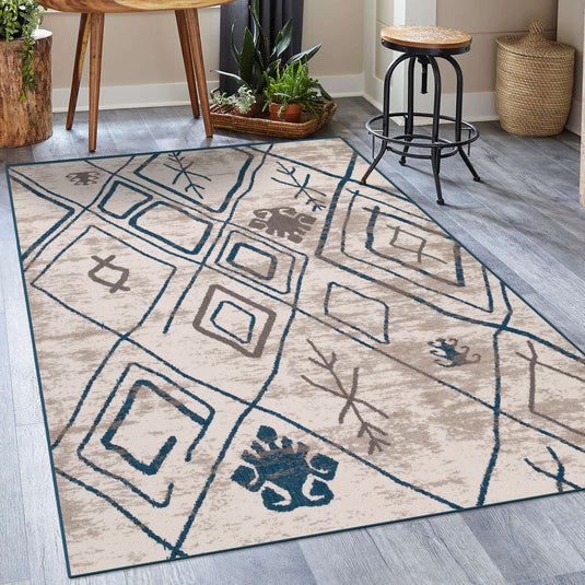 Incas 562 Moroccan Tribal Area Rug - Modern Area Rugs by Luxe Weavers®