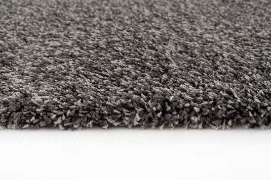 Manhattan Plain Shag Dark Gray Modern Area Rug - Luxe Weavers
