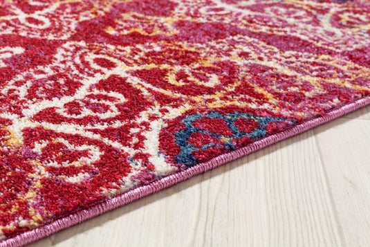 Pink-bohemian-area-rug