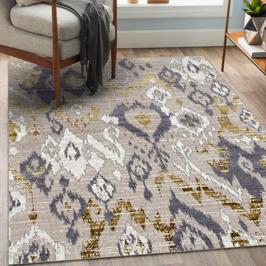 Trellis 6021 Abstract Area Rug - Modern Area Rugs by Luxe Weavers®