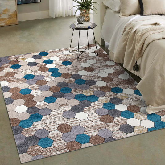 Trellis 6068 Abstract Area Rug - Modern Area Rugs by Luxe Weavers®