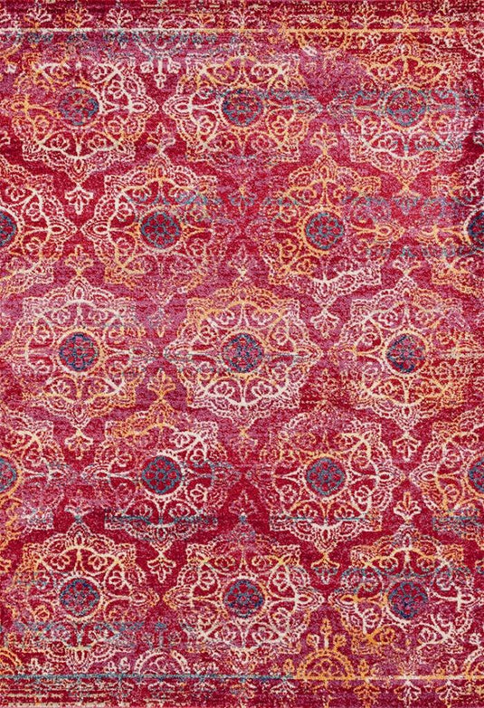 Pink-bohemian-rug