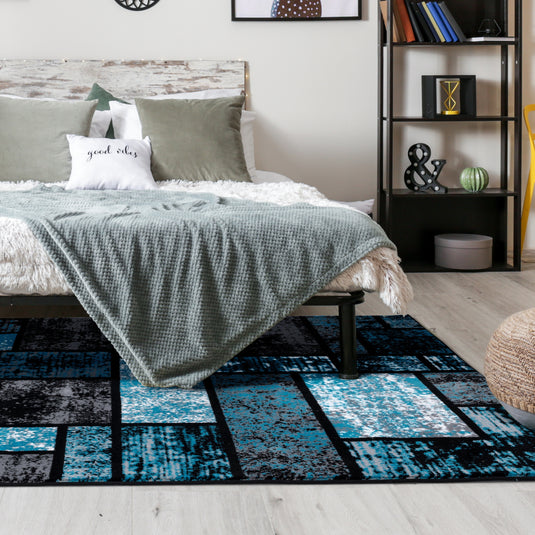 geometric-bedroom-rug-blue