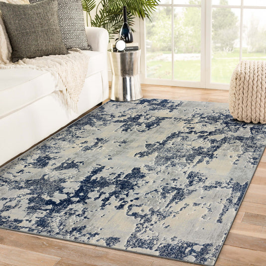 New Castle 7594 Abstract Area Rug - Modern Area Rugs by Luxe Weavers®