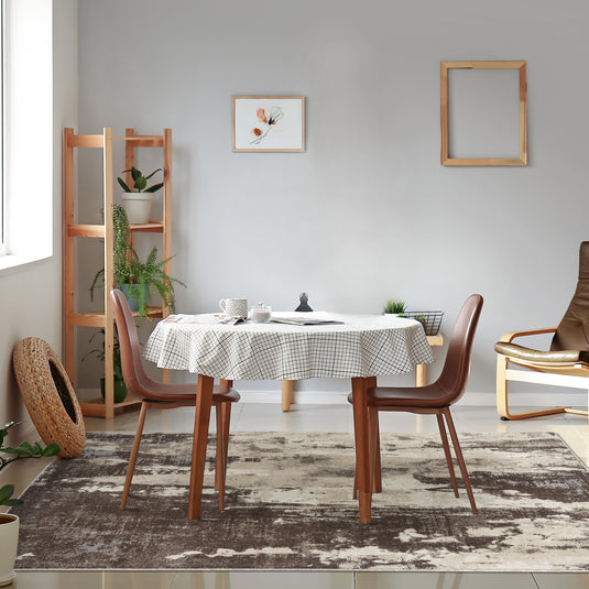 abstract-brown-area-rug