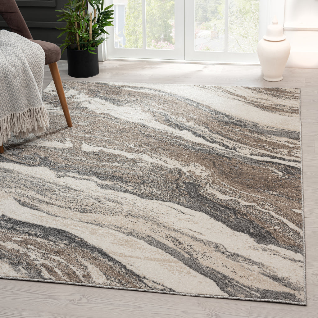 Gray-marble-abstract-rug