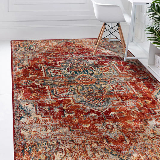 Hampstead 8027 Moroccan Oriental Area Rug - Modern Area Rugs by Luxe Weavers®