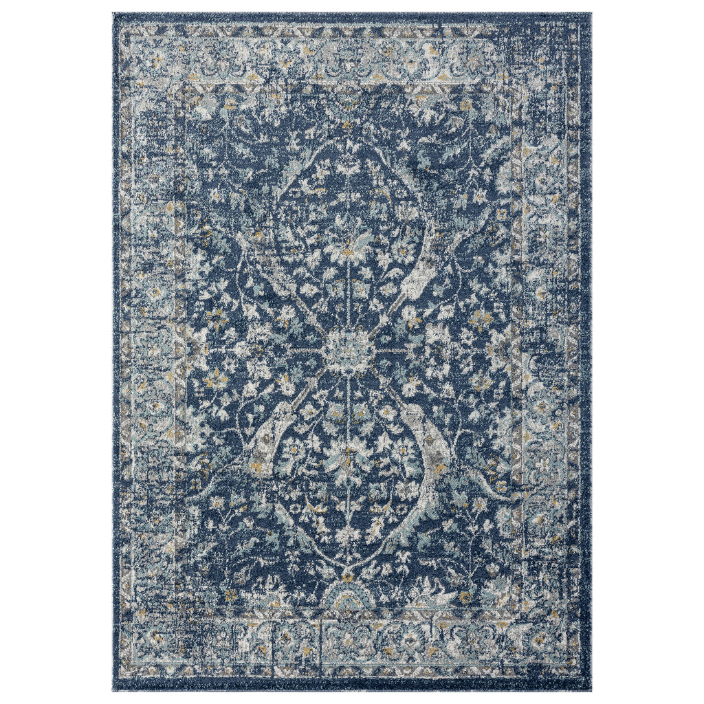 Blue-Floral-rug