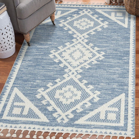 Ibiza 8066 Moroccan Geometric Area Rug - Modern Area Rugs by Luxe Weavers®