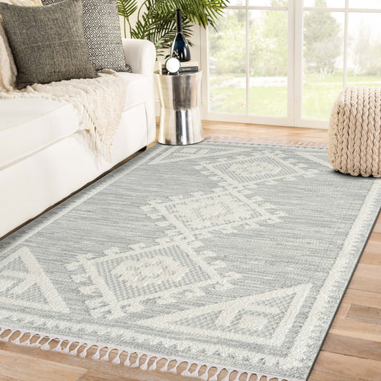 Ibiza 8066 Moroccan Geometric Area Rug - Modern Area Rugs by Luxe Weavers®