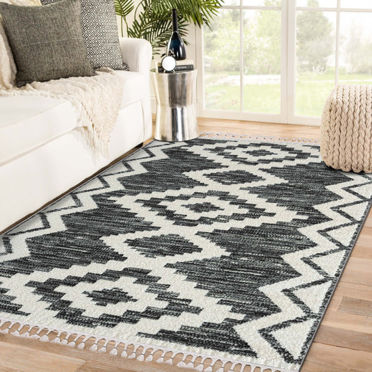 Ibiza 8067 Moroccan Geometric Area Rug - Modern Area Rugs by Luxe Weavers®
