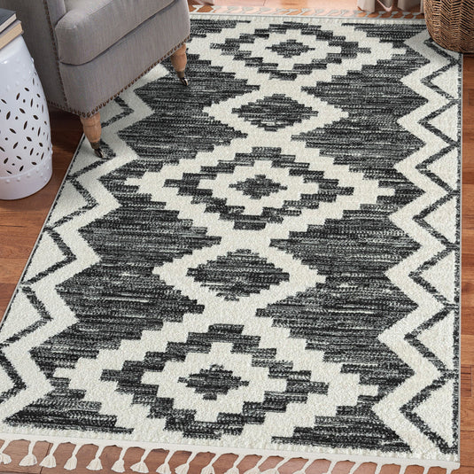 Ibiza 8067 Moroccan Geometric Area Rug - Modern Area Rugs by Luxe Weavers®