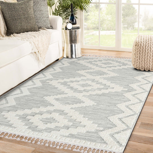 Ibiza 8067 Moroccan Geometric Area Rug - Modern Area Rugs by Luxe Weavers®