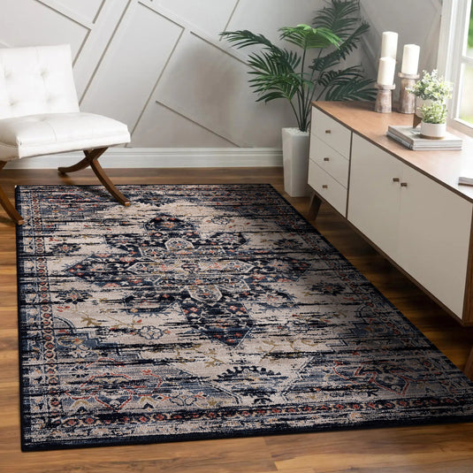Waterloo 8744 Oriental Area Rug - Modern Area Rugs by Luxe Weavers®