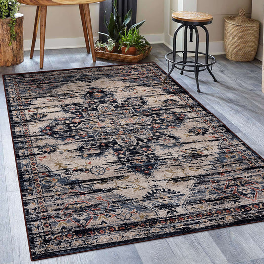 Waterloo 8744 Oriental Area Rug - Modern Area Rugs by Luxe Weavers®