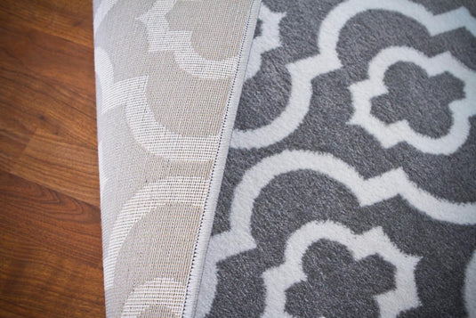 Luxe Weavers Gray Moroccan 3028 Trellis Modern Area Rug - Luxe Weavers