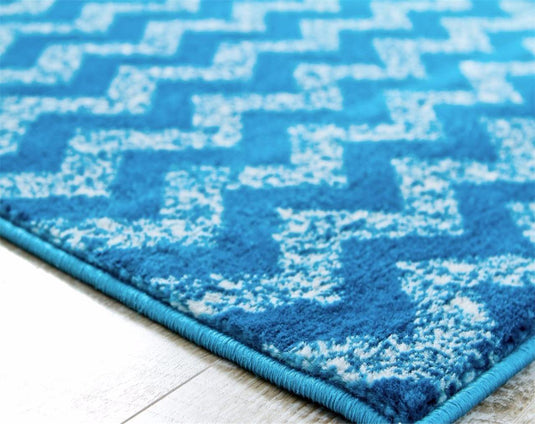 Blue-chevron-area-rug