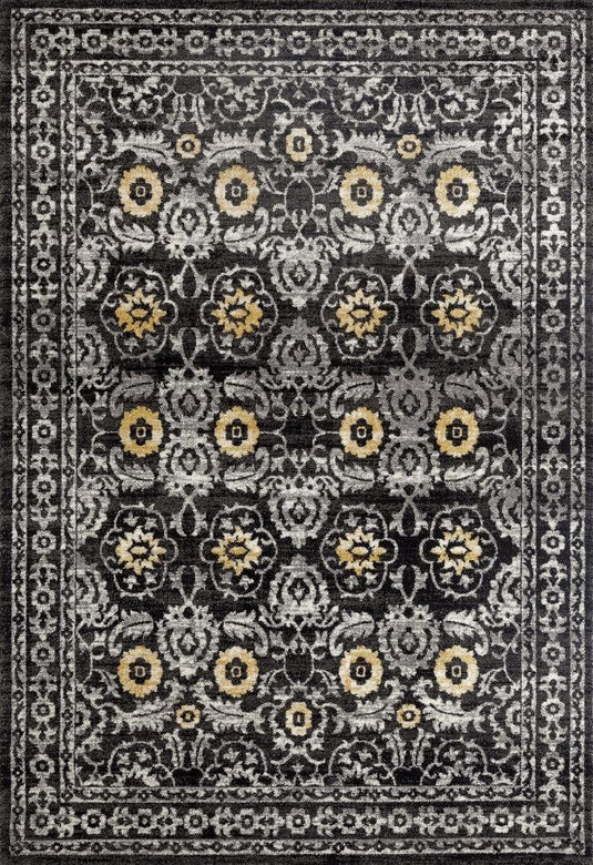 Luxe Weavers Buckingham Collection Grey Oriental Area Rug - Luxe Weavers