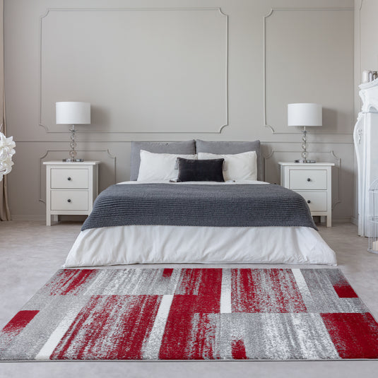 abstract-geometric-red-bedroom-rug