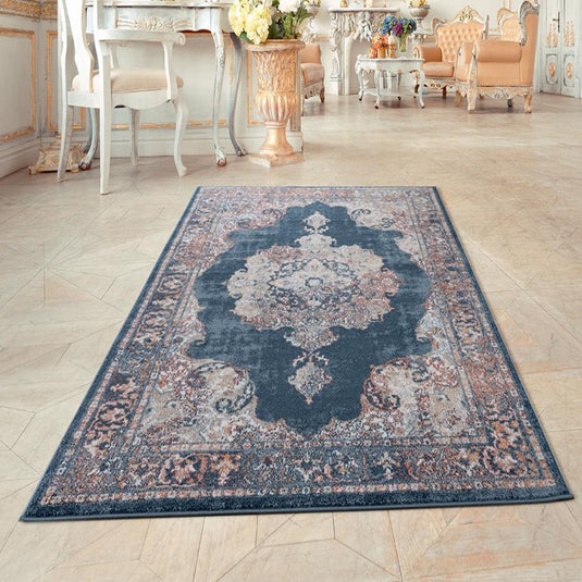 Luxe Weavers Nayara Collection 7158 Blue Oriental Area Rug - Luxe Weavers