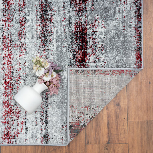 Red-abstract-area-rug