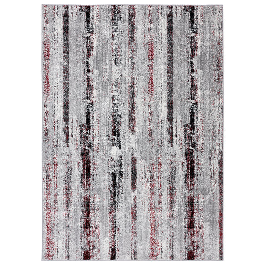 Red-abstract-area-rug