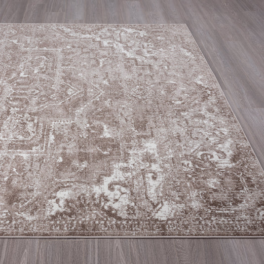 Luxe Weavers Hapstead Collection 5623 Beige Abstract Area Rug - Luxe Weavers