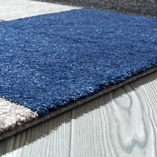 Thierry Collection - Luxe Geometric Area Rugs - Blue 3322 - Luxe Weavers