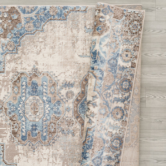 Floral Distressed Area Rug - Modern Area Rugs by Luxe Weavers®