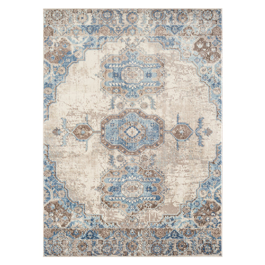 Floral Distressed Area Rug - Modern Area Rugs by Luxe Weavers®