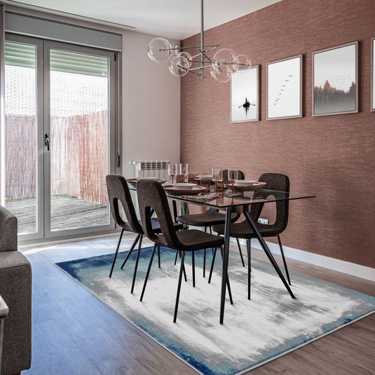 Blue-abstract-area-rug