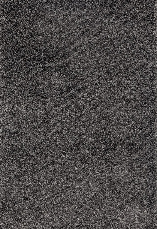 Manhattan Plain Shag Dark Gray Modern Area Rug - Luxe Weavers