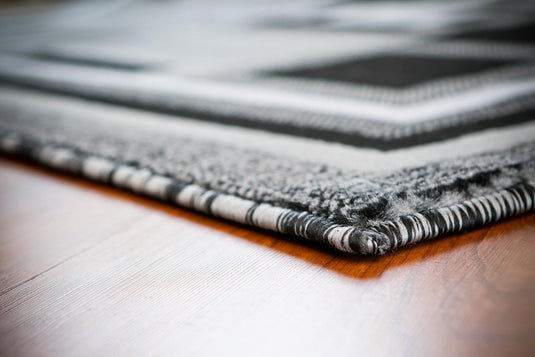 Grey-geometric-rug