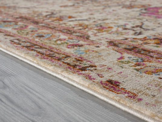 Multi-Colored Distressed Modern Bohemian Area Rug - Luxe Weavers
