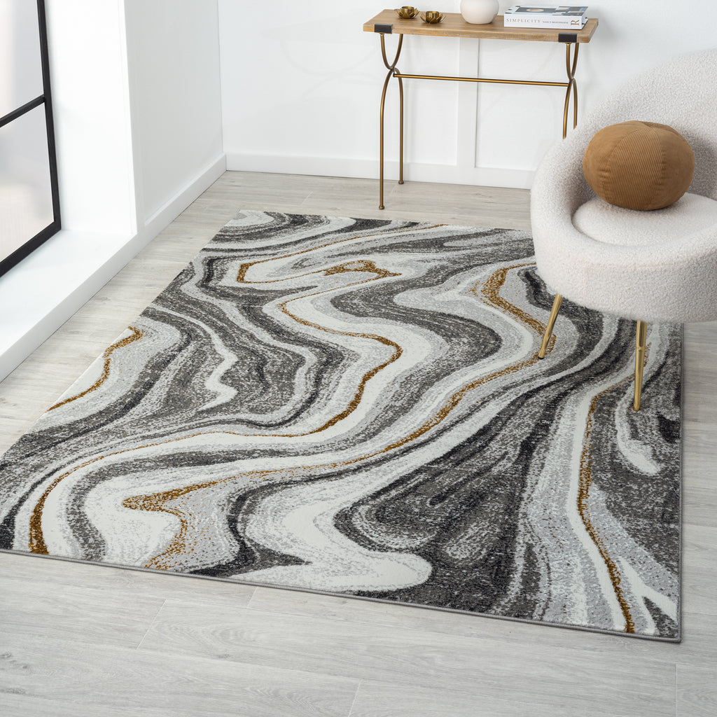 Luxe Weavers Abstract Area Rug