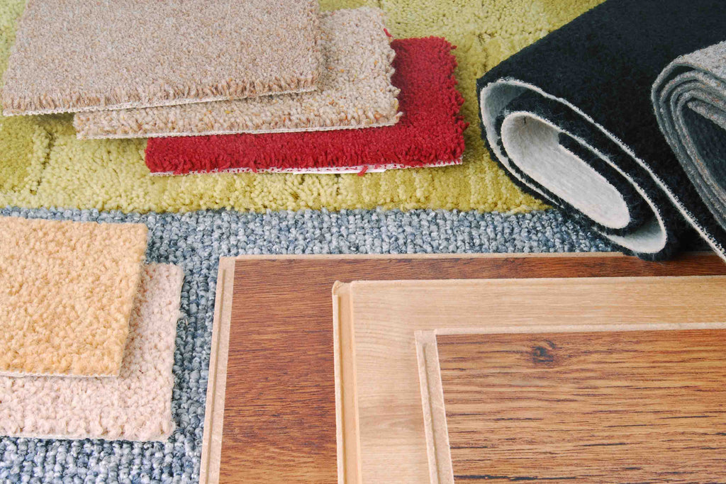 area rug and wall-to-wall carpet