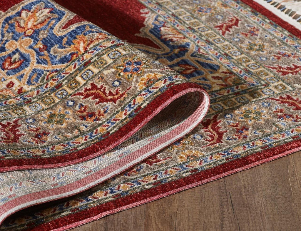 Oriental-Area-Rug-Red