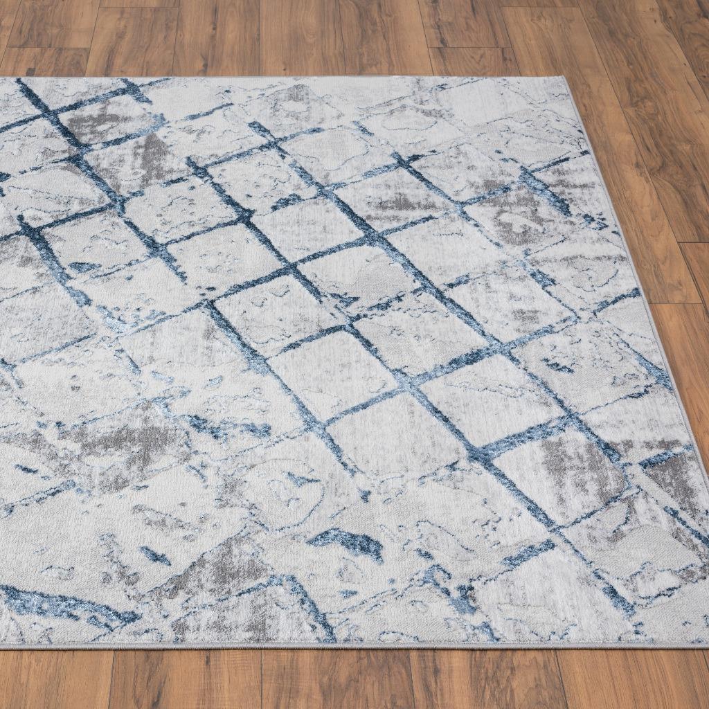 Geometric-Gray-Blue-Area-Rug